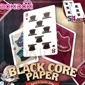 【Ready For Ship】【Upgrade Version】DokiDoki Game Genshin Impact Cosplay Lyney / Lynette Poker Props Fontaine