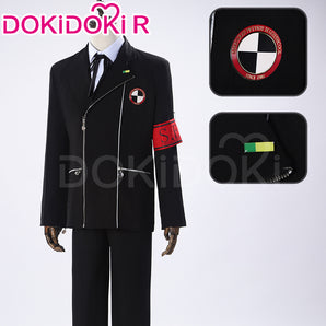 【Size S-2XL】DokiDoki-R Game Cosplay Costume Men School Uniform