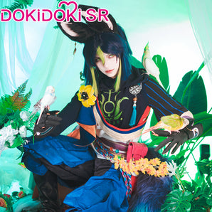 【 Ready For Ship】【Size S-2XL】DokiDoki-SR Game Genshin Impact Cosplay Tighnari Costume Dendro Sumeru