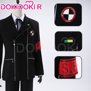 【Size S-2XL】DokiDoki-R Game Cosplay Costume Men School Uniform