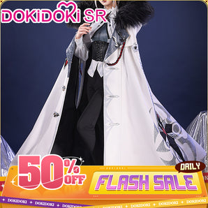 【LOWEST PRICE EVER】【50% OFF FLASH Deal】【US LOCAL SHIPPING 】DokiDoki SR Fatui Harbinger Cosplay Cloak Only