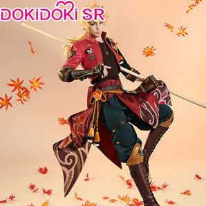 【Ready For Ship】【Last Batch】DokiDoki-SR Game Genshin Impact Thoma Cosplay Costume / Shoes Men