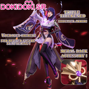 【Partially Ready For Ship】【Size S-2XL】DokiDoki-SR Game Genshin Impact  Raiden Shogun  Cosplay Costume Baal / Shoes