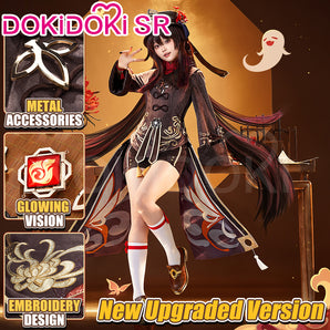 【Partially Ready For Ship】【Size S-2XL】DokiDoki-SR Game Genshin Impact Hutao Cosplay Costume Hu Tao Costume Halloween