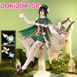 【Partially Ready For Ship 】【Size S-2XL】DokiDoki-SR Game Genshin Impact Cosplay Venti Costume