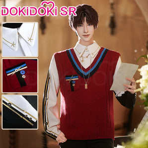 【Ready For Ship】【Last Batch】DokiDoki-SR Game Love and Deepspace Cosplay Rafayel Costume Red Maple Leaves Red Sweater