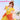 【Size S-3XL】DokiDoki-SR Movie Cosplay Cosplay Costume Yellow Orange Princess Dress / Crown