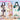 DokiDoki-SR Anime Cosplay Costume Purple Pink Green Plush Pajama Coat Winter Wear