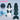 DokiDoki Game Genshin Impact Cosplay Danica Wig Long Straight Green Gradient Hair Snezhnaya Sudden Snow