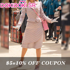 【POLL】$5 Deposit =10% OFF Coupon DokiDoki-SR Movie Cosplay Costume Pink Shiz Outfits
