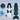 DokiDoki Game Genshin Impact Cosplay Danica Wig Long Straight Green Gradient Hair Snezhnaya Sudden Snow