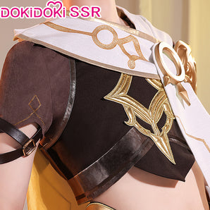 【Costume Ready For Ship】DokiDoki-SSR Game Genshin Impact Cosplay Male Traveler Sora Costume Kong Aether Costume / Shoes