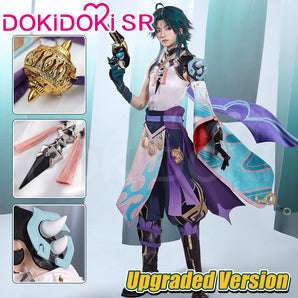 【Partially Ready For Ship】【Size S-2XL】DokiDoki-SR Game Genshin Impact  Cosplay Xiao Halloween Costume Men / Shoes