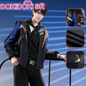 DokiDoki-SR Game Love And Deepspace Cosplay Caleb Costume Daily Coat Casual Wear Centrifugal Drift