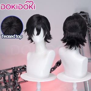 DokiDoki Anime GACHIAKUTA Cosplay Follo Tunito Wig Short Black Hair