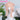 DokiDoki Game Genshin Impact Cosplay Linnea Wig Long Curly Pink Blue Gradient Hair Augur of Wonders