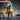 Superheroine Cosplay R Costume Size S-3XL DokiDoki Blue Yellow Bodysuit Halloween