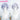 DokiDoki Game Genshin Impact Cosplay Mitya Wig Short Curly Light Purple Gray Hair Snezhnaya Sudden Snow