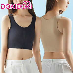 【In Stock】DokiDoki-Cosplay Corset Bottoming Vest Skin Tone/Black Costume