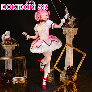【Partially Ready For Ship】【Size S-2XL】DokiDoki-SR Anime Cosplay Costume Pink Battle Dress Cute