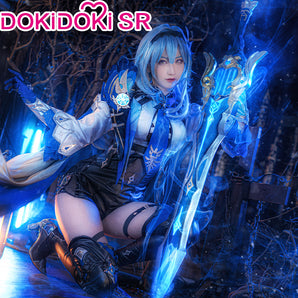 【Ready For Ship】【Last Batch】DokiDoki-SR Game Genshin Impact Cosplay Eula Costume / Shoes
