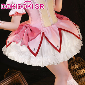 【Partially Ready For Ship】【Size S-2XL】DokiDoki-SR Anime Cosplay Costume Pink Battle Dress Cute