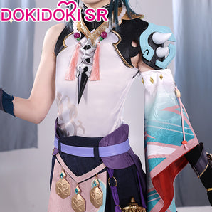 【Partially Ready For Ship】【Size S-2XL】DokiDoki-SR Game Genshin Impact  Cosplay Xiao Halloween Costume Men / Shoes