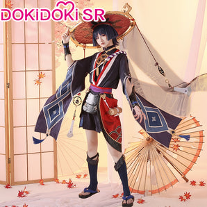 【Partially Ready For Ship】DokiDoki-SR Game Genshin Impact  Scaramouche Cosplay Costume / Shoes